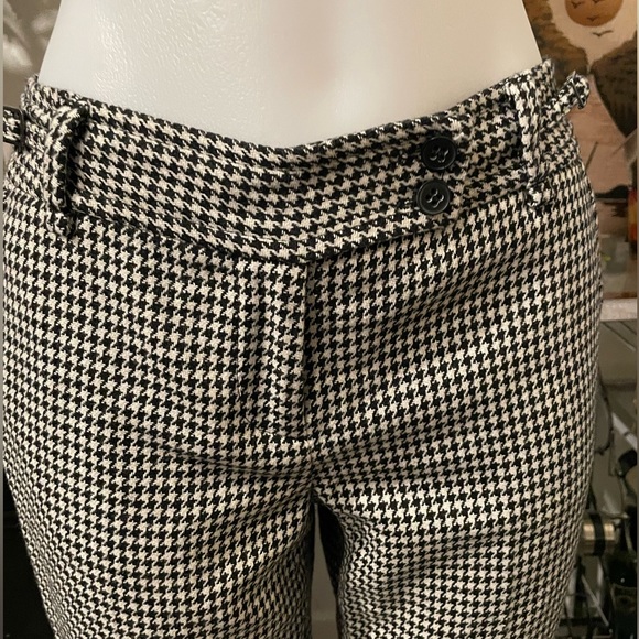 Ann Taylor Loft Houndstooth Wool Blend Capri Dress Pants sz 4P - Picture 4 of 6